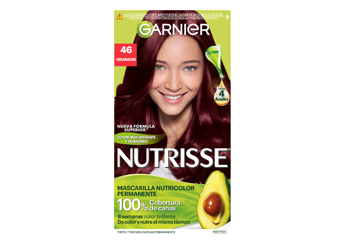 Tinte rojo 46 Granada Nutrisse Regular